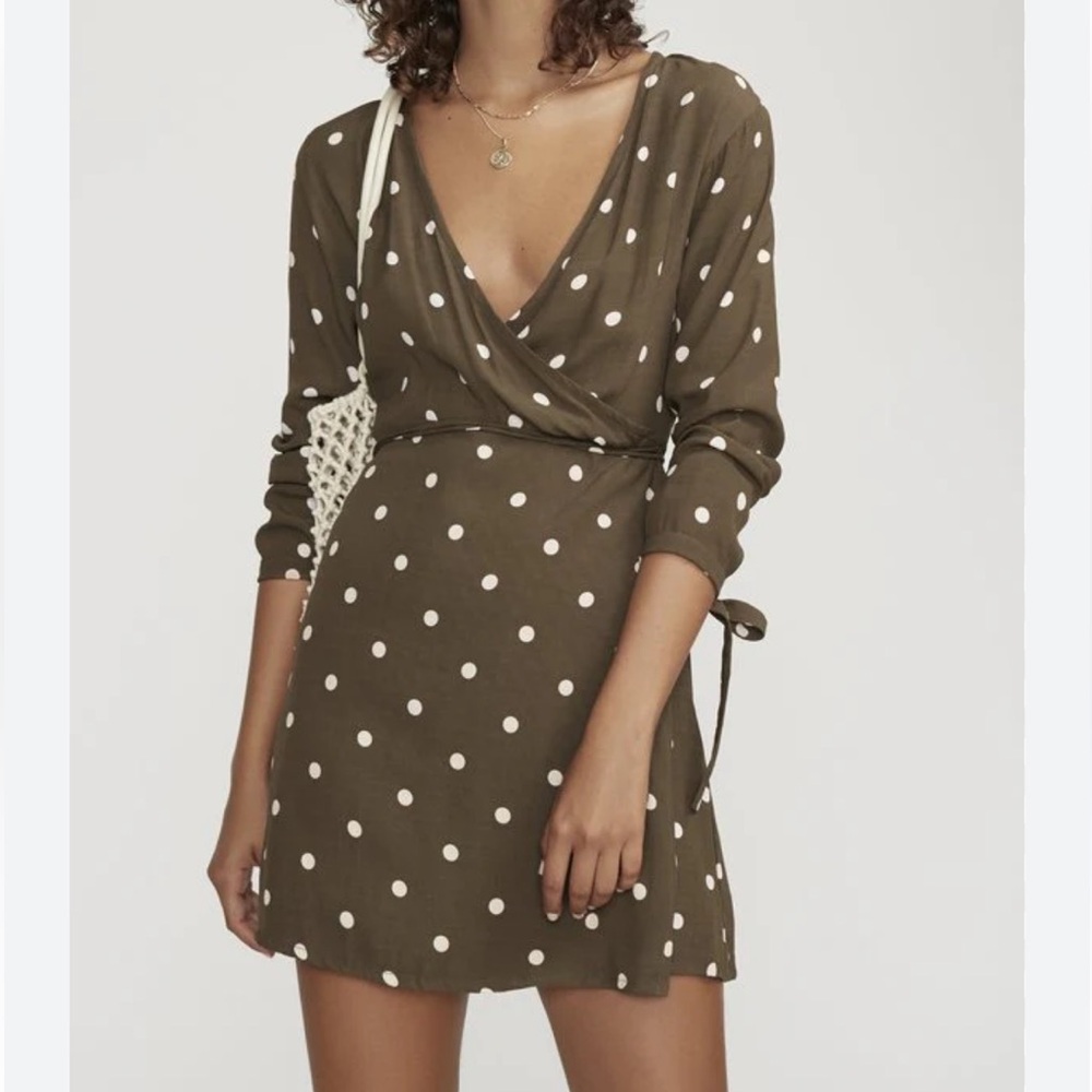 Faithfull Polka Dot Dress Size 8